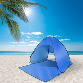 Pop-up Beach Tent, Sunshade, UV-proof Automatic Waterproof Tent For 2-3 People, With Mesh Window Storage Bag, Suitable For Outdoor Beach, Camping, Fis